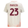 Camiseta de fútbol AS Roma Mancini 23 2ª equipación 2024-25 Camiseta de fútbol AS Roma Mancini 23 2ª equipación 2024-25